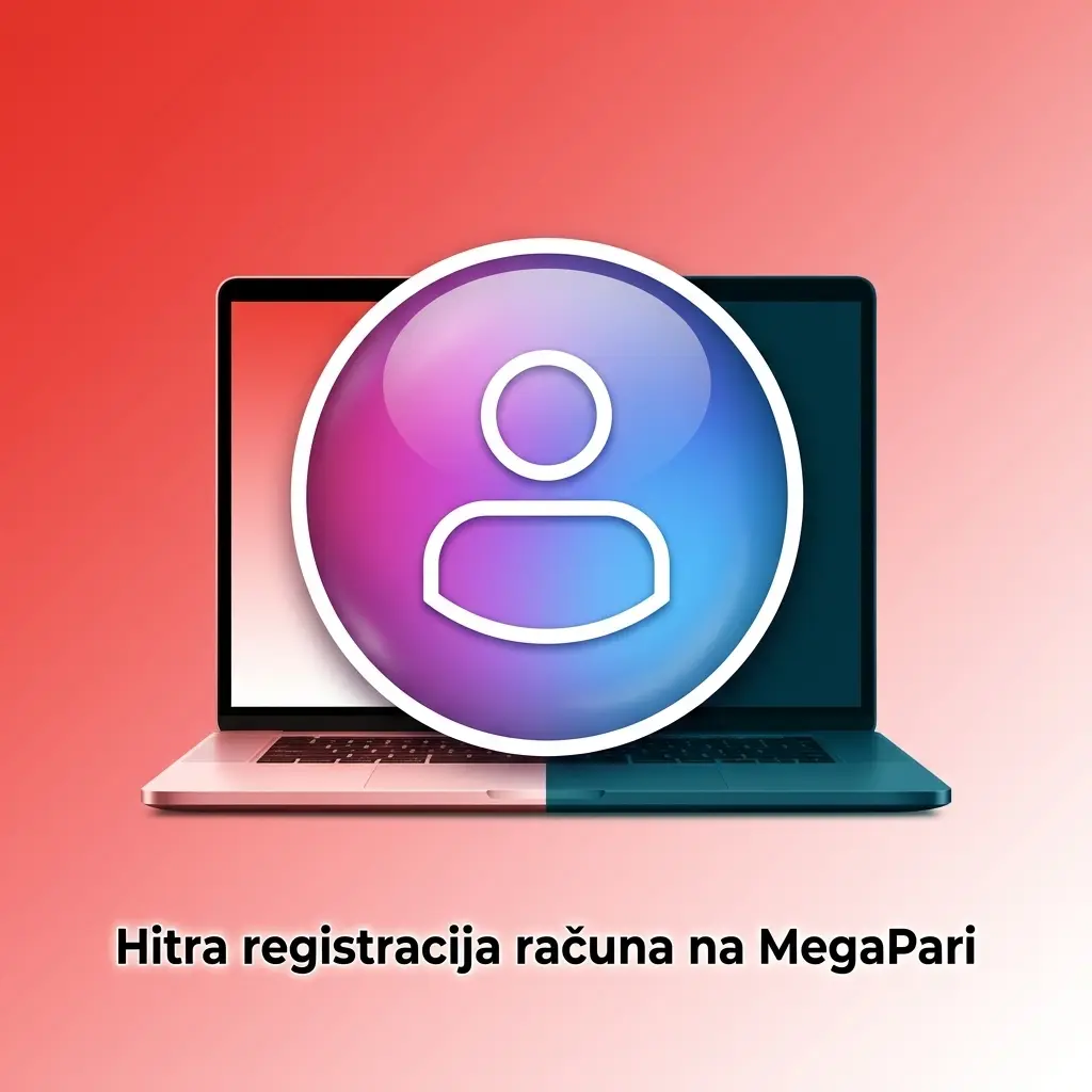 Hitra registracija računa MegaPari z e-pošto ali telefonom za casino igre, športne stave in bonuse