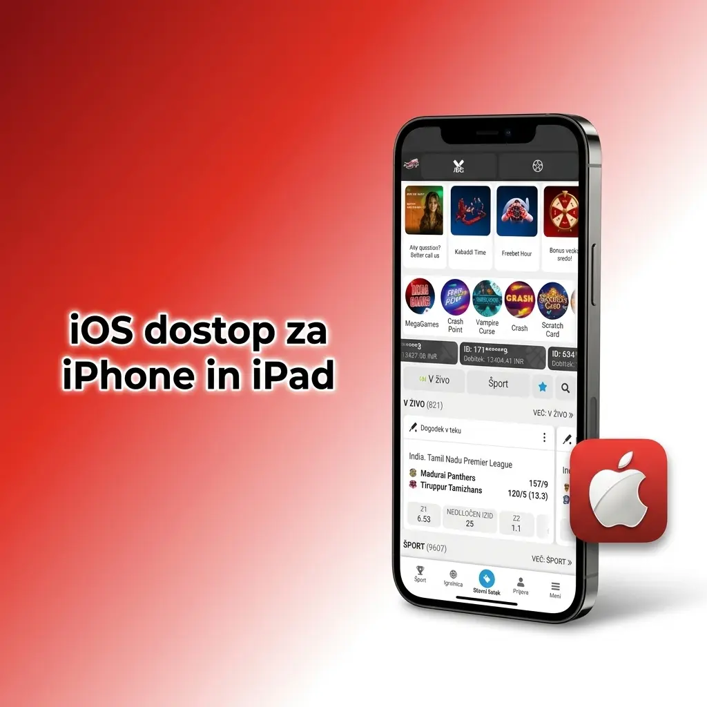 Navodila za dostop do MegaPari na iPhonu in iPadu prek Safarija ter dodajanje bližnjice
