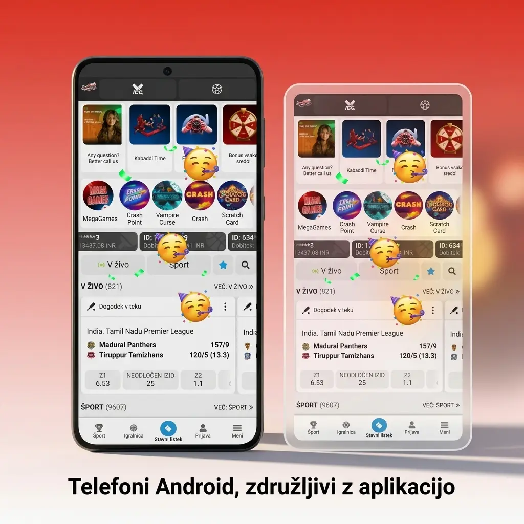 Telefoni Android, združljivi z aplikacijo: Samsung Galaxy, Xiaomi, Pixel, OnePlus, Motorola in Honor