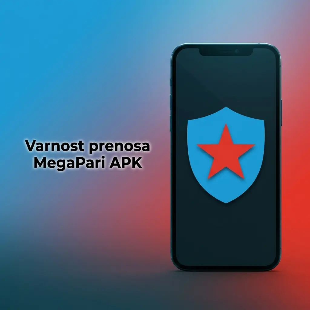 Varen prenos MegaPari APK z SSL zaščito, licenco Curaçao eGaming in šifriranimi podatki za uporabnike 18+